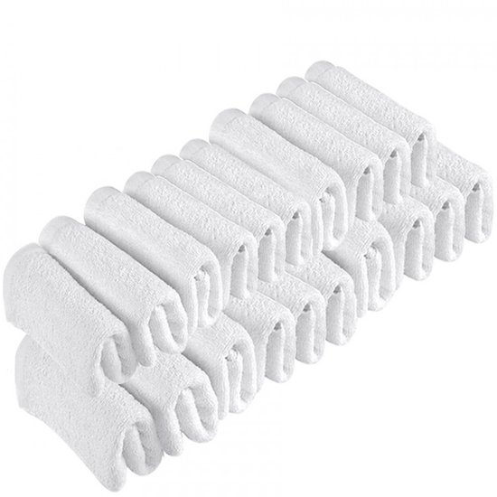 Kit 20 Toalhas de Rosto Para Salão Beleza 100 Algodão 40x65cm Emcompre Beira Rio