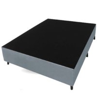 Base Box para Colchão Casal Itaflex 1,38x1,88x0,39 Cinza