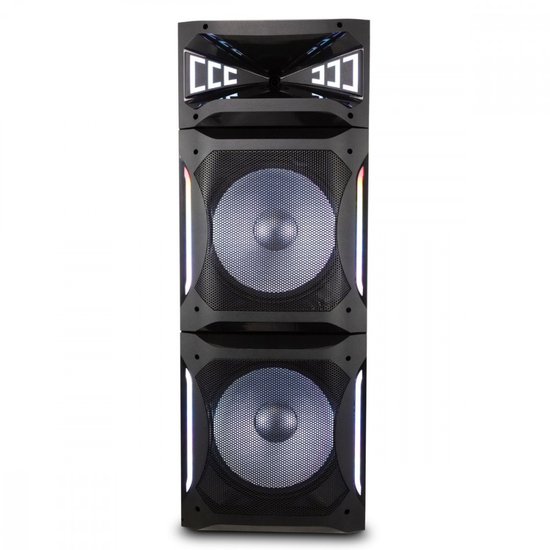Caixa De Som Bluetooth Acústica Philco Flash Lights PCX30000 2500W - Preto