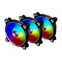 Kit Cooler para Gabinete Bora Digital Black Aluminum RGB Lian Li