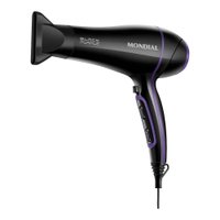 Secador de Cabelo SCN-01 2000W Black 127V Mondial