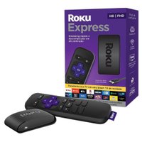 Streaming Roku Express Full Hd Com Controle Remoto Preto