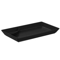 Conjunto de 24 Pratos Jogo Para Sushi Comida Japonesa com Porta Shoyu Retangular Coza - Preto
