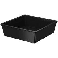 Kit 40 Travessas Molheiras 230ml Petisqueira Restaurante Oriental Quadrada Coza Uno - Preto