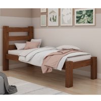Cama Solteiro Arauna madeira 0,88 - Imbuia