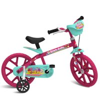 Bicicleta Infantil Bandeirante Sweet Game Aro 14 - Rosa