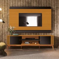 Rack Ripado 2 Portas com Painel para TV até 75 Polegadas Grecia 200cm
