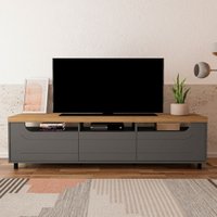 Rack para TV Até 75 Polegadas Urano 2 Portas 1 Gaveta