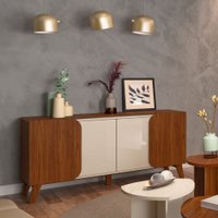 Balcão Buffet Seleto 4 Portas 2 Prateleiras