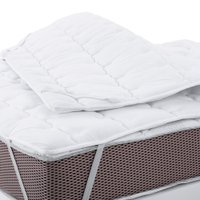 Pillow Top Solteirão de Espuma D20 Percal 180 Fios Algodão Hipoalergênico com Elástico 97x203cm BF Colchões