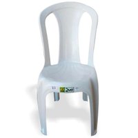 Cadeira de Plástico Duo Giovana - Branco