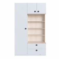 Guarda Roupas Modulado com 1 porta e organizador FREE Be mobiliario