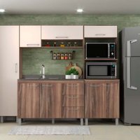 Cozinha Modulada Carol 4 Peças 8 Portas MDP 15 mm J Carvalho