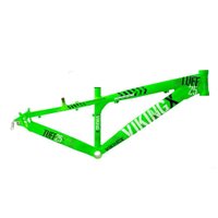 Quadro Alumínio Dirt Jump Aro 26 Verde Neon VikingX TUFF25