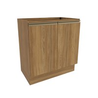 Balcão Celeste Kappesberg 100% MDF 2 Portas Nogueira 80cm