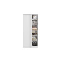 Guarda-Roupa de Canto Reto Kappesberg Adapt Branco 105cm