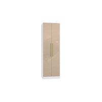 Guarda-Roupa 2 Portas Kappesberg Adapt Branco/Macadâmia