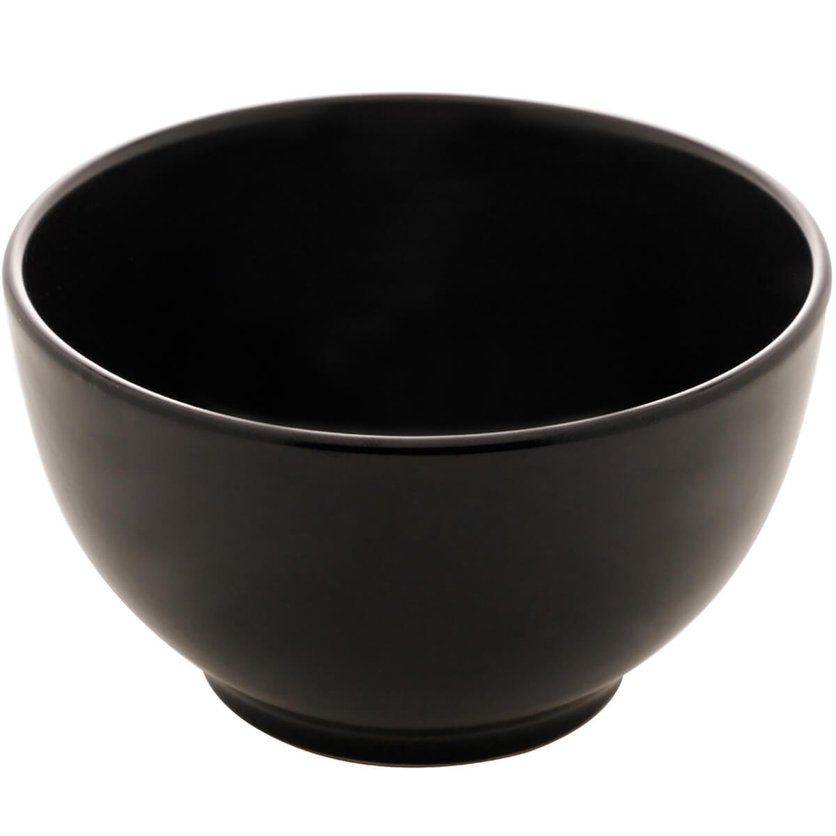 Bowl Lyor Preto Cerâmica 680ml Cronus Cumbuca Tigela Saladas Caldos