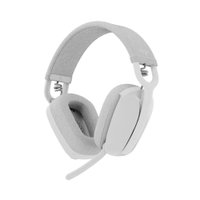 Headset Sem Fio Logitech Zone Vibe 100 Bluetooth Branco - 981-001218