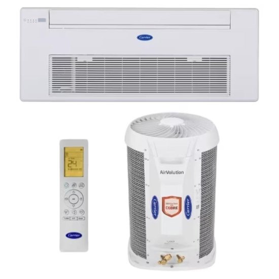 Ar Condicionado Cassete Carrier Inverter 1 Via 18000 Btus Quente e Frio 220v