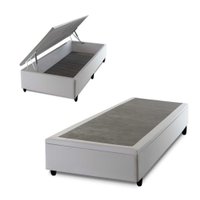 Box Baú Branco Solteiro 88x188x45 - King House