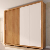 Guarda-Roupa Casal Moviment 2 Portas 4 Gavetas - Marrom