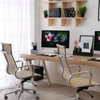 Kit 2 Cadeiras Manhattan Presidente Com Estrutura em Aço Cromado Fratini - Fendi