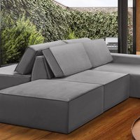 Sofá Ilha 7 Lugares Isadora Suede Adonai Estofados