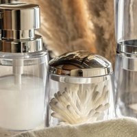 Porta Algodão e Cotonete Belly Fresh Natural Ou Pote Organizador Bancada de Banheiro
