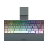 Teclado Mecanico Gamer Shaco Preto e Cinza RGB Redragon