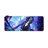 Mouse Pad Gamer MP003 Led Katana Bright