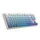 Teclado Mecanico Gamer Daksa Branco e Azul RGB Redragon