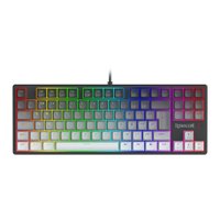 Teclado Mecanico Gamer Daksa Preta e Cinza RGB Redragon