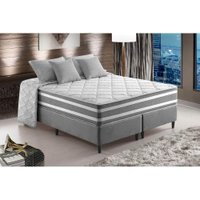 Colchão Solteirão Molas Ensacadas  MasterPocket Duo Sono Double Face Euro Pillow Gray (96x203x25) - Anjos