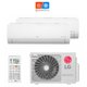 Ar Condicionado Multi Bi Split Inverter LG 18000 BTUs (2x9000) QF 220V