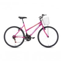 Bicicleta Houston Foxer Maori V-brake Rosa Pink 26" 21V