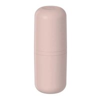 Porta Escova de Dentes com Tampa Bold Rosa Duna para Banheiro Lavabo Pia Ou