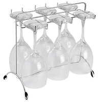 Suporte para Taças de Vinho Cromado Utimil Organizador Aramado Mesa Bancada