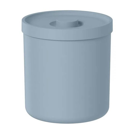 Lixeira 6 Litros Bold Pequena para Banheiro Cozinha Escritório Azul Glacial