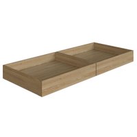 Conjunto 2 Gavetões Individuais para Beliche Aveiro Oak