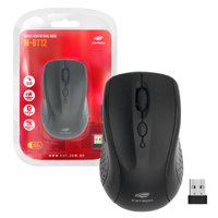 Mouse C3Tech M-BT12BK, Wireless 2.4GHz Mais Bluetooth, 1600 DPI, Preto