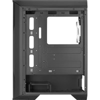 Gabinete Gamer Aerocool Splinter, ATX, RGB, 3x FAN, Lateral de Vidro, Preto