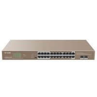 Switch IP-COM, 24 Portas Gigabit 10/100/1000 Mbps Mais 2 Portas SFP Gigabit PoE - G1126P-24-410W