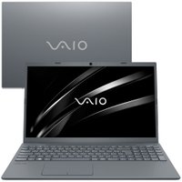 Notebook VAIO® FE15 AMD® Ryzen 5-5500U Linux 16GB 512GB SSD Full HD - Prata Titânio
