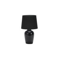 Abajur Taschibra Pottery 32cm E27 Bivolt Preto