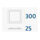 Painel de Led Blumenau Quadrado de Embutir 24W Bivolt - 3000K Luz Amarela