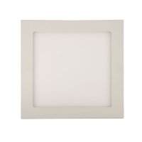 Painel de Led Blumenau Quadrado de Embutir 24W Bivolt - 3000K Luz Amarela