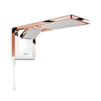 Chuveiro Lorenzetti Acqua Duo Ultra Eletrônico, Cor: Branco/Rose Gold