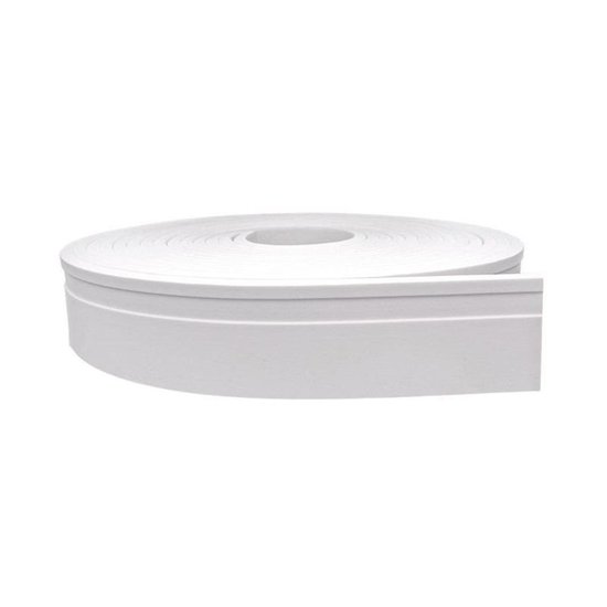 Rodapé de EVA Autocolante RP16 7cm Branco 10 metros