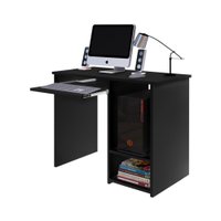 Escrivaninha Para Computador Desktop Office 0,90m Inglaterra Preto J&a Preto